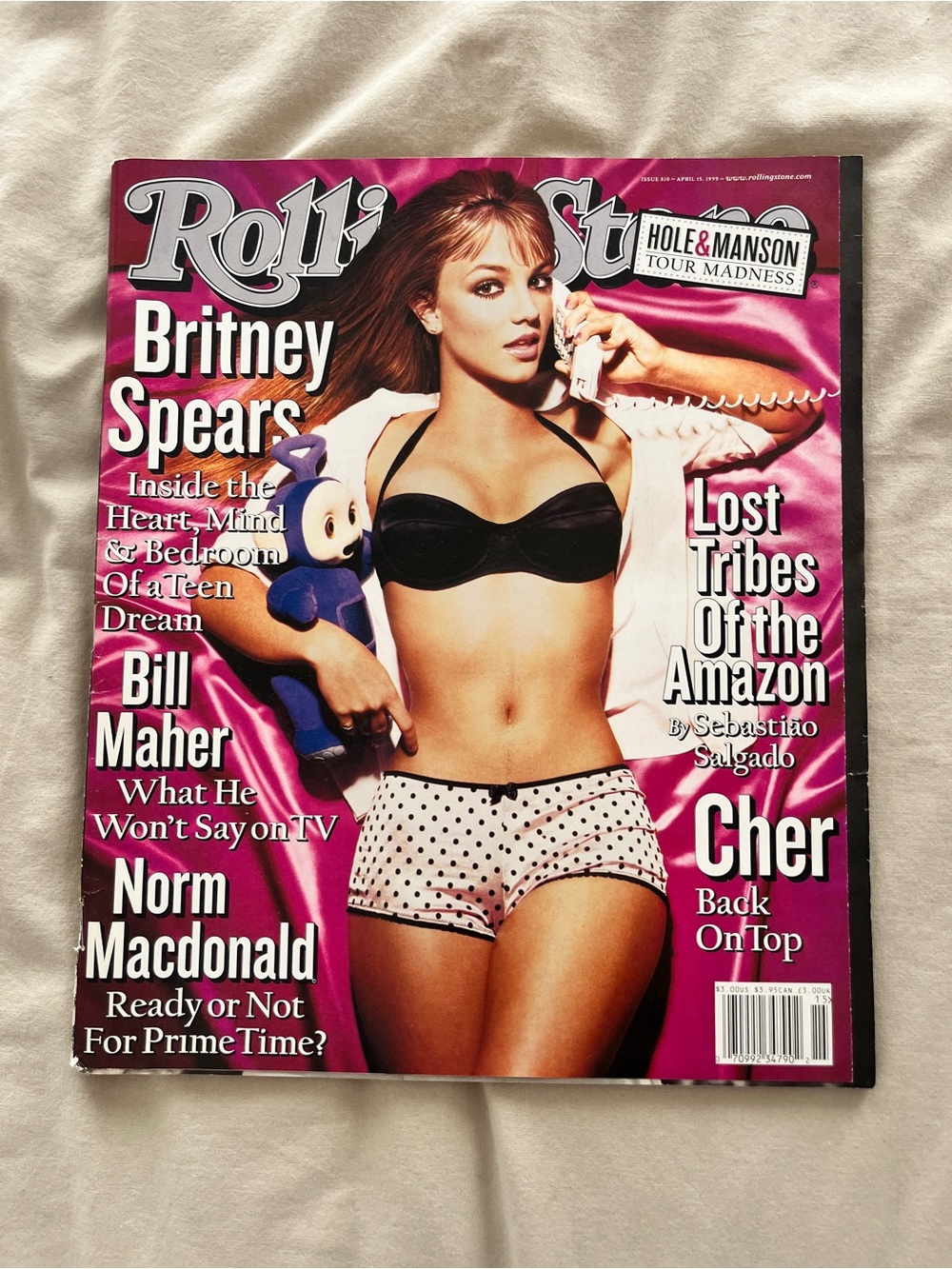 Britney Spears Rolling Stone Magazine (April 15, 1999)